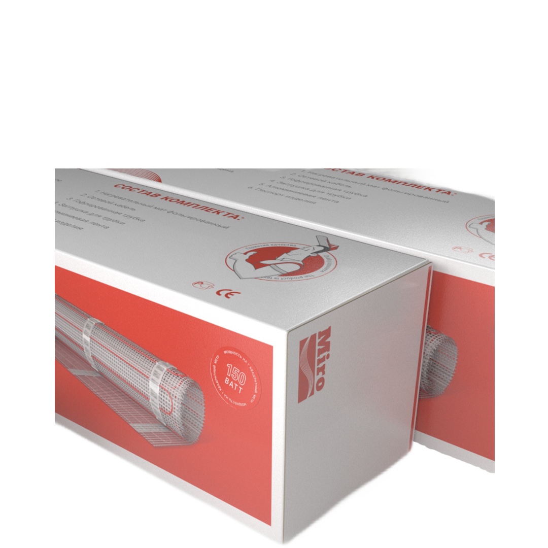 Нагревательный мат Miro 8,0 м2 - 1200 Вт (150 Вт/м2)